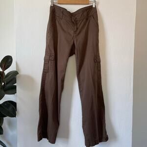 Vintage Lee Brown Low Rise Cotton Cargo Pants